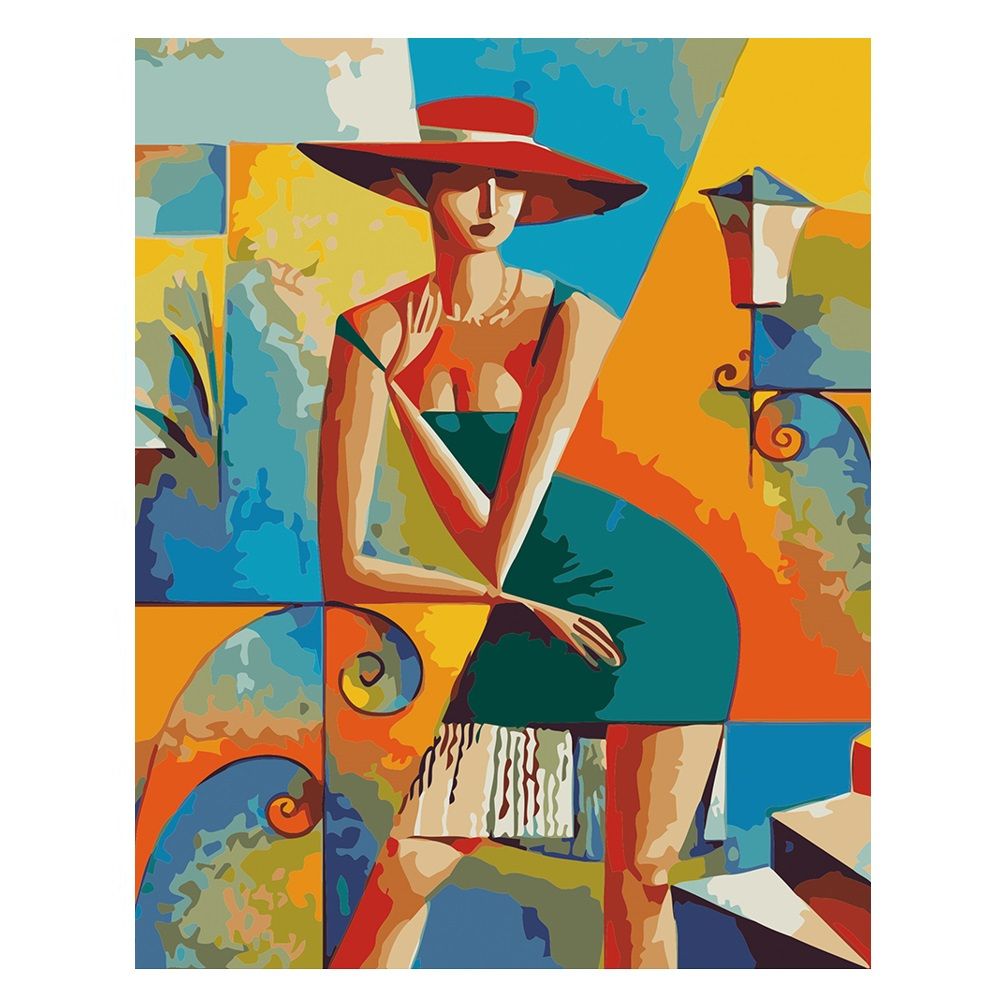 DIY Paint by Numbers Oil Painting Kit - Fashionably Retro | Shop Today ...