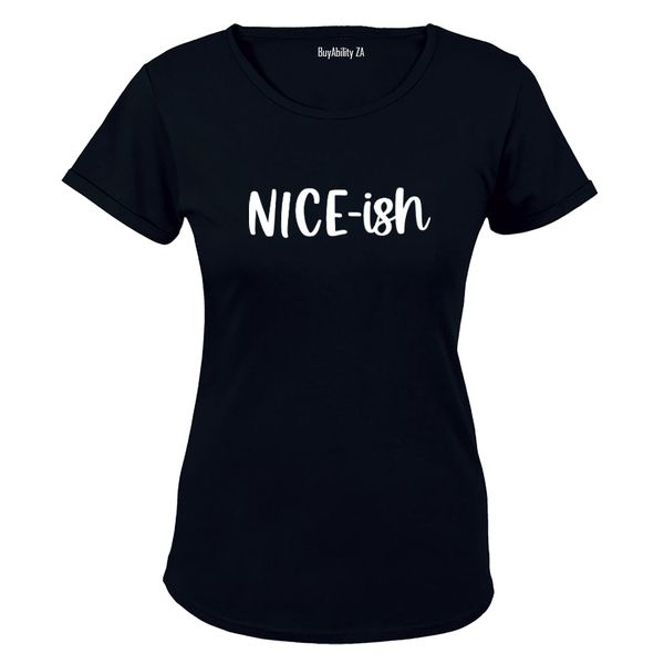 Nice-ish - Christmas - Ladies - T-Shirt