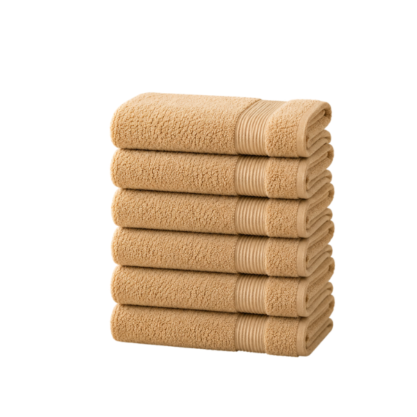 Amari Hand Towel Taupe 50x90cm - 6 Piece