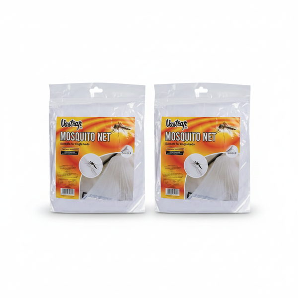 Vastrap Mosquito Net for Single Bed, 900 x 230 x 60 cm - 2 Pack