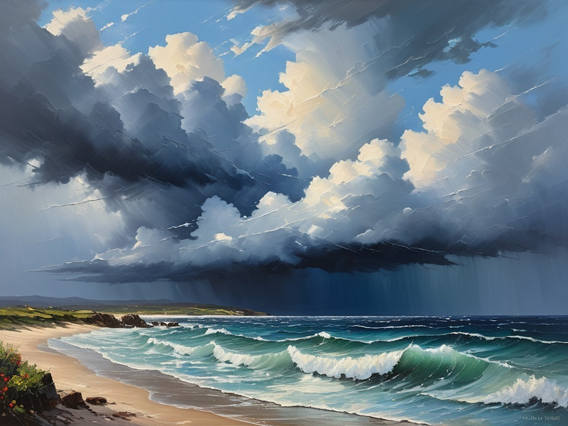 Canvas cm Home Decor Wall Art- Over Cloud