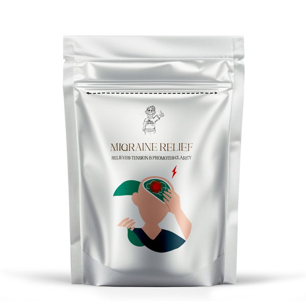 Migraine Relief - 50g Loose Tea - Relieves Pain, Tension &amp; Promotes Clarity