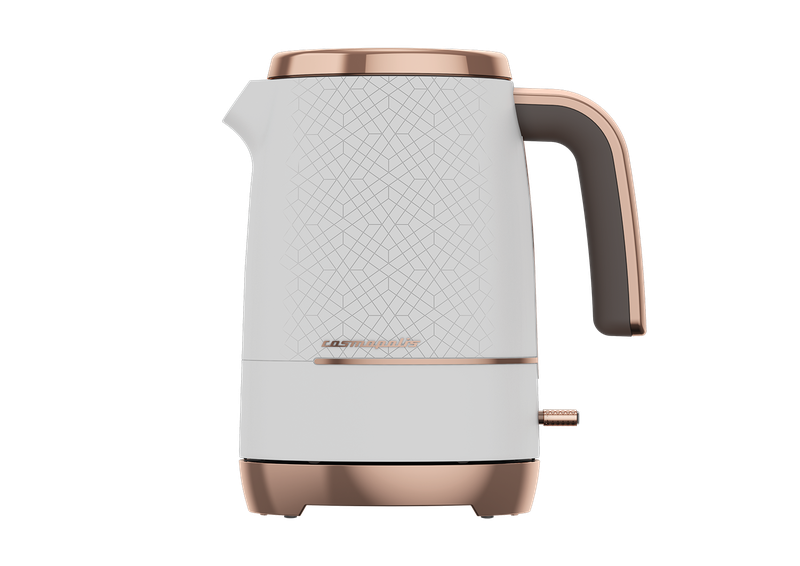 Beko WKM 8306 W 1.7L Cosmopolis Bullet Kettle White with Rose Gold Trim