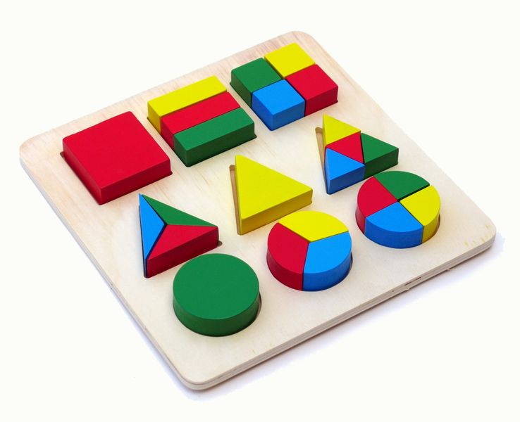 Mathematics Fractions Set - Wooden - Bootoo