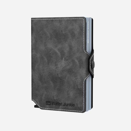 Wallet Junkie Double Pop Up Wallet - Slim, Leather, RFID Card Holder Image