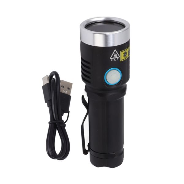 20W 365nm USB Rechargeable UV Flashlight