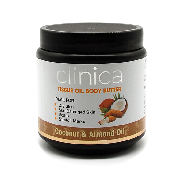 Clinica Tissue Oil Body Butter Coconut &amp; Almond Oil - 500g