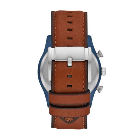 Fossil Men's Brown Leather store 3H Watch and Bracelet Set