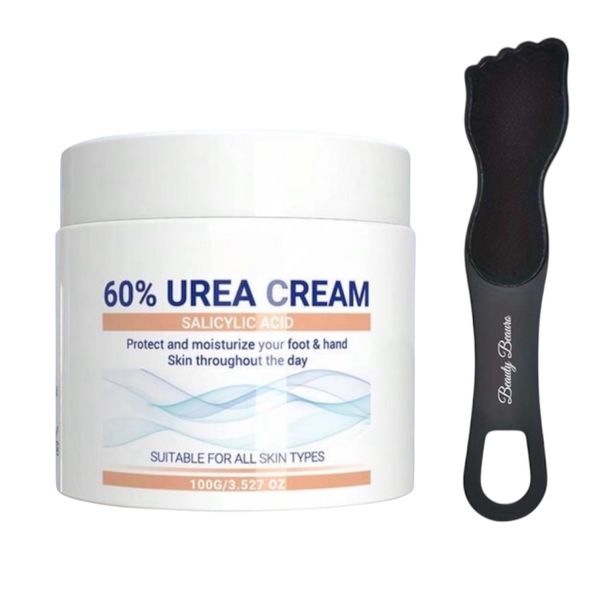 60% Urea Cream with Salicylic Acid &amp; BB Foot File