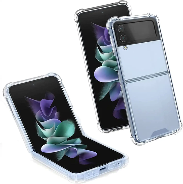 Bumper Shockproof Protection Clear Cover For Samsung Galaxy Z Flip 4 5G