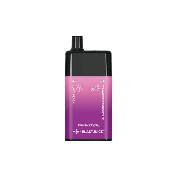 9k Puff Blast juice Disposable- Juicy Peach &amp; Strawberry Raspberry Ice