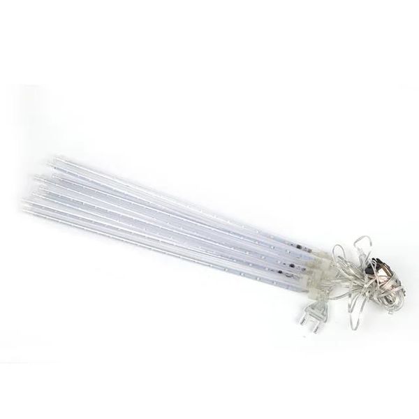 Waterproof Tree Décor 50CM LED Shower Rain 8 Tubes Christmas Lights Blue