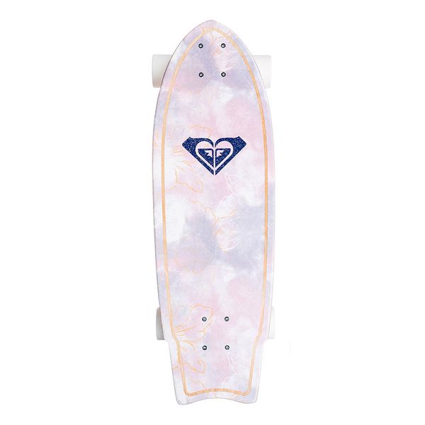 Roxy Fly Time Skateboard - Pink - 28 X 9 Cruiser