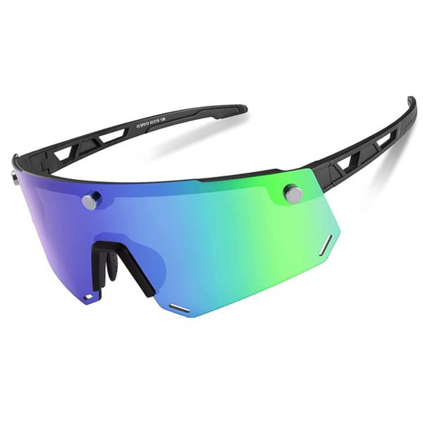 Rockbros Polarized Cycling Sunglasses Magnetic Adsorption Design - 2 Lenses