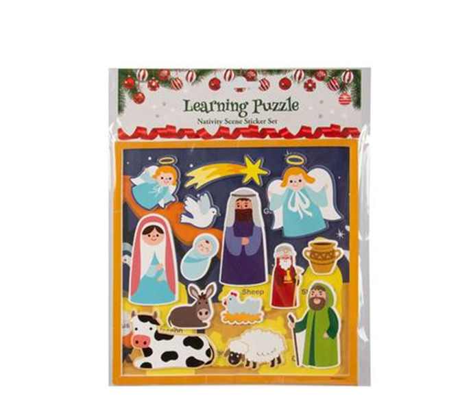 Xmas Stationery Sticker Playboard x 3