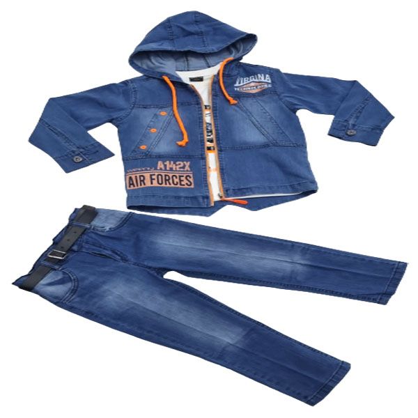 Little People Shop - Denim Jean Set for Boys