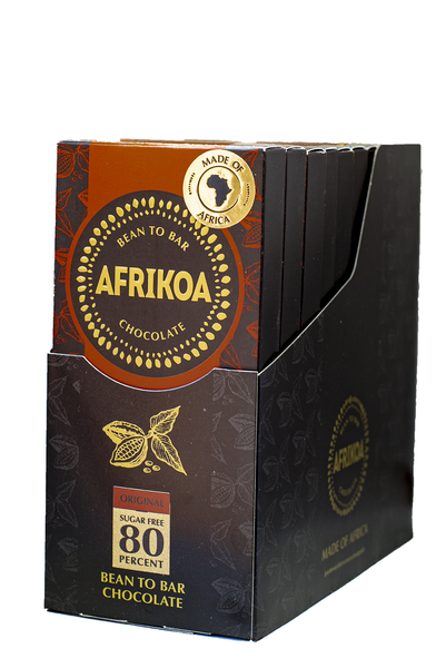 Afrikoa 80% Sugar Free Chocolate