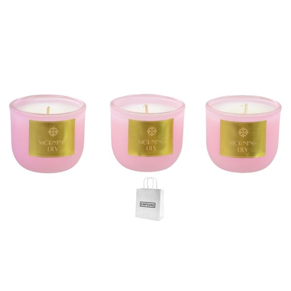 Scented Candles - Pack of 3 + Simpsons Gift Bag