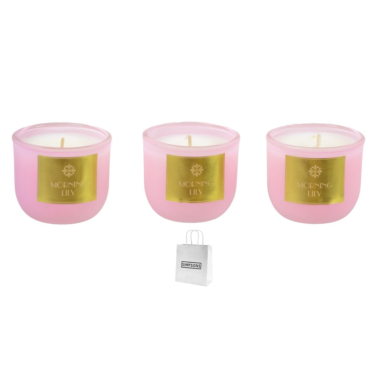 Scented Candles Pack of 3 + Simpsons Gift Bag Shop Today. Get it