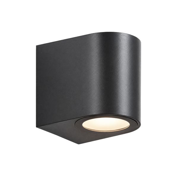 ACDC - Wall Down Light Black GU10 7W Max Plastic 230VAC