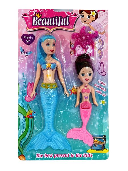 Mermaid Princess Duo Doll Set