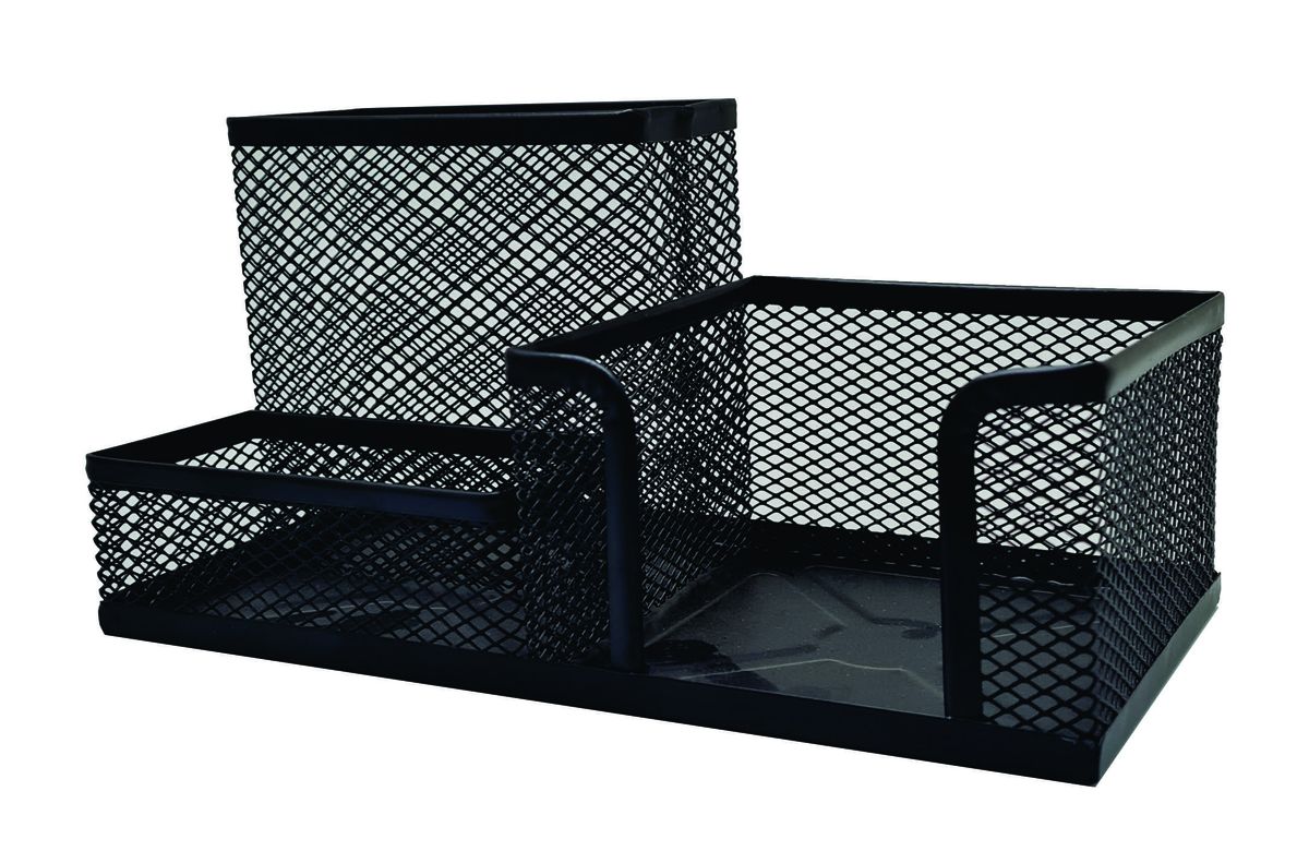 3in1 Wire Mesh Metal Cube, Clip & Pen Holder Shop Today. Get it