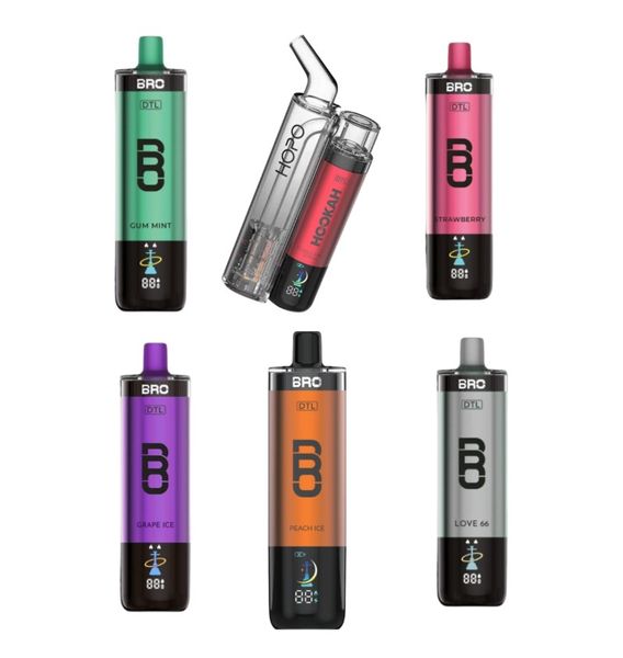 Bro Vapes Hookah DTL 40000 Puffs MMF All in One Combo - Variety (Pack of 5)
