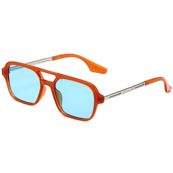 Fashion Sunglasses, Square Retro Square Aviator Sunglasses, Trendy Eyewear