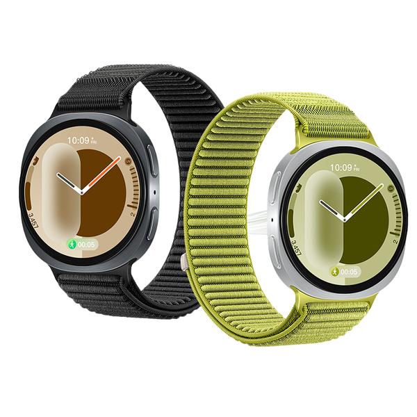 2 Pieces Smart Stretchy Braide Strap Compatible with Samsung Galaxy Watch 8