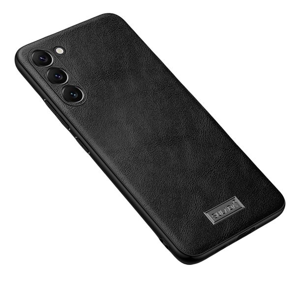 Luxury Matte Leather Case Compatible with Samsung Galaxy S25 Ultra