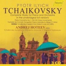 Pyotr Ilyich Tchaikovsky: Complete Works for Piano and Orchestra (CD / Box Set)