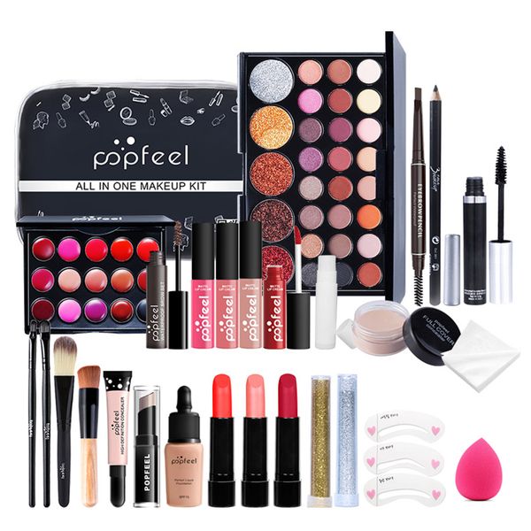 Makeup Set, 27 Pieces, for Beginner, Lightweight Complete Makeup Set