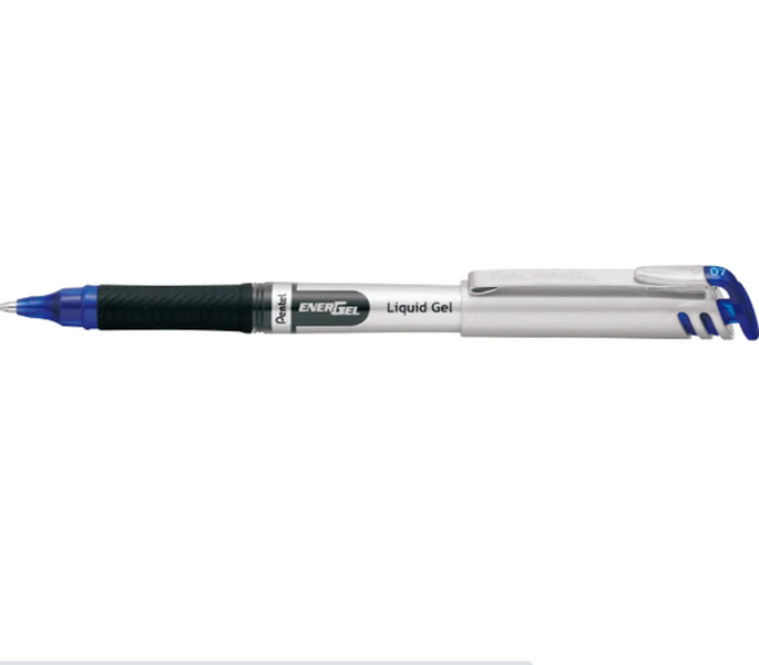 PENTEL ENERGEL Rollerball Pen Metal Tip 0 7mm BL17 x2