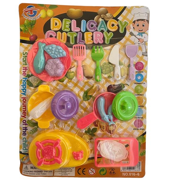 Delicacy Cutlery- Enlightenment Set- Kitchen Cutlery &amp; Food Chef Play Set