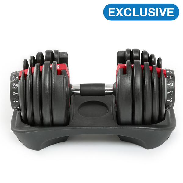 GetUp 24KG Adjustable Dumbbell Set - (2.5 to 24kg) - 15 Weight Increments