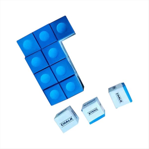 12 Pcs Powdered Pool Cue Pool Table Chalk Essential Pool Cue Holder