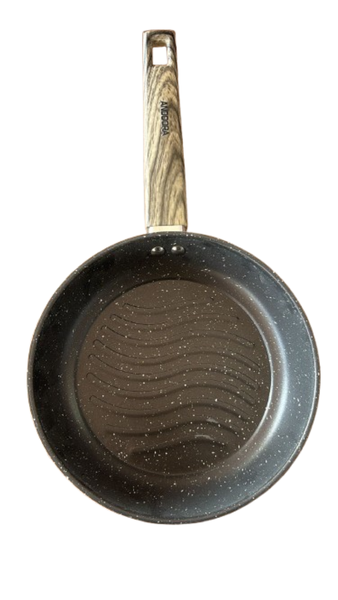 24cm Non Stick Granite Frying Pan with Wooden Handle