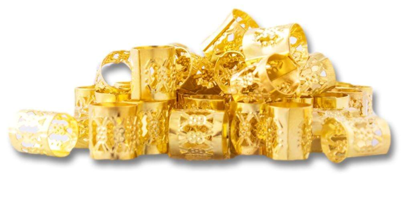 Hair Beads - Gold