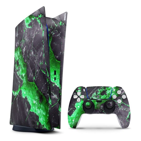 Decal Skin Compatible with PS5 Digital - Carbon Stone Purple (Decal Only)