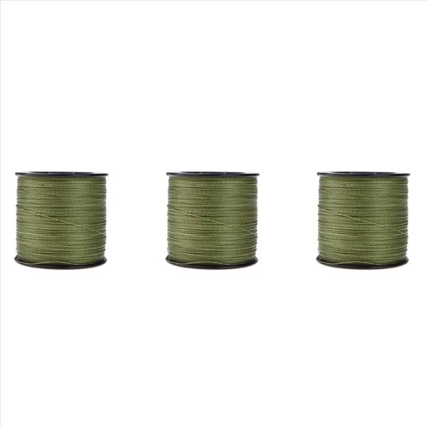 3X Strong Fishing Line PE Braid 4 Guidelines (Green)