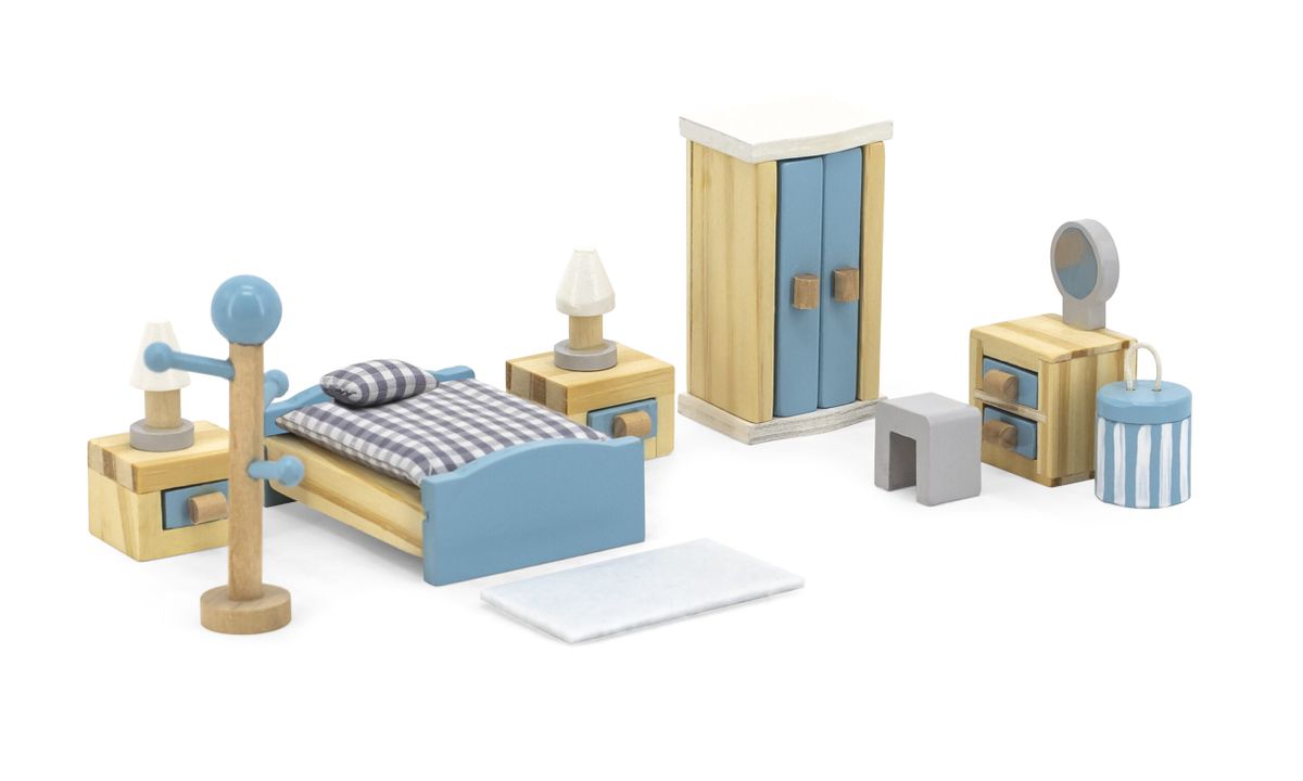 Viga Dollhouse Main Bedroom Furniture Play Set Shop Today. Get it