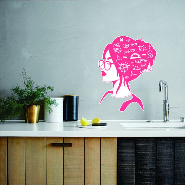 I Love MATHS Wall Decal Sticker
