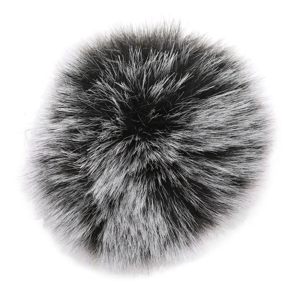 Black/White Lavalier Wind Muff image