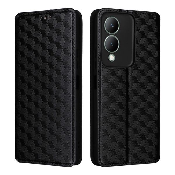 Flip Cover Compatible With Vivo Y17S Shockproof Leather Cover