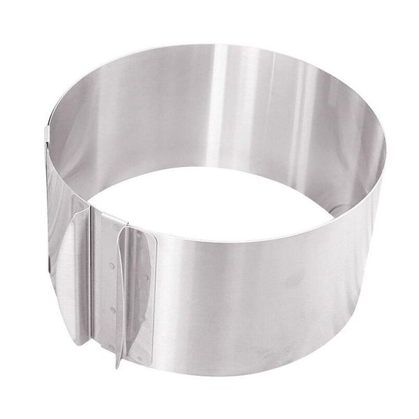 Scalable Round Cake Mould Ring Tin - Adjustable 16cm-30cm