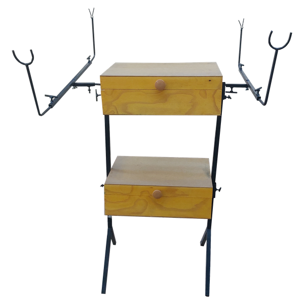 2-Box Mutibox with Stand for Carp Fishing