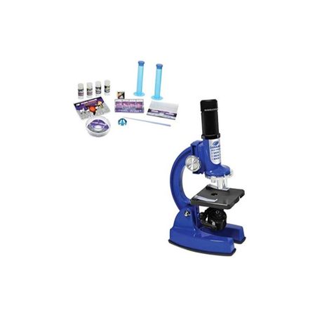 Kids Blue Microscope Set 100-450-900X - 51-Piece, Shop Today. Get it  Tomorrow!