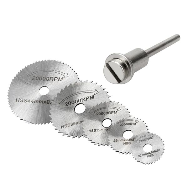 Motolab HSS Mini Circular Saw Blades Cutting Discs for Drill - Set of 6