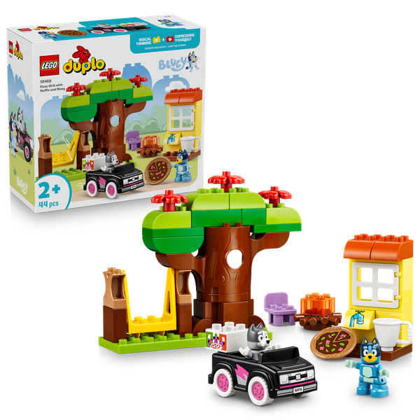 LEGO® DUPLO® Bluey Pizza Girls with Muffin and Bluey 10469
