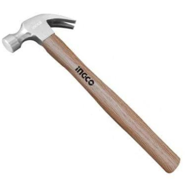 Ingco - Claw Hammer (450 g) Wooden Handle